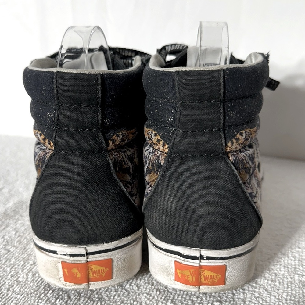 Vans Discovery Project Cats Black High Top Sneakers Project Tigers 9.5 - Picture 5 of 15